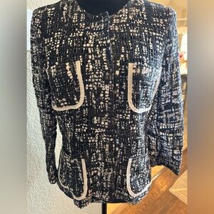 SOLD Stunning size 38 Escada jacket with hidden snap buttons